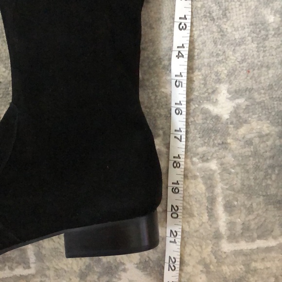 New ISAAC MIZRAHI Genuine Suede Moyen Yolanda Square Toe Over the knee boots - Picture 11 of 14